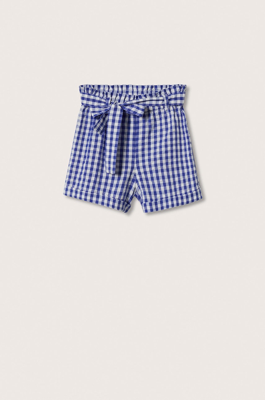 

Детски къси панталони Mango Kids Tucan с десен, Син
