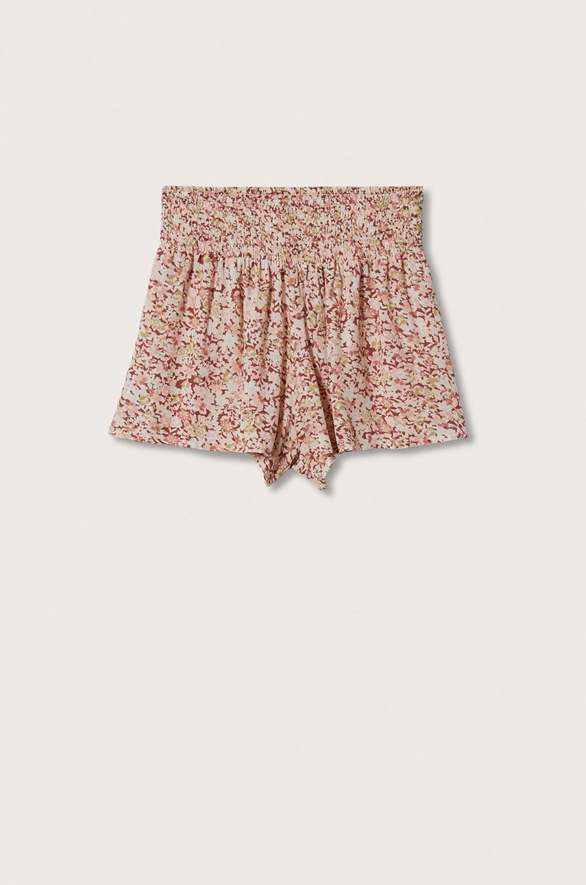 

Дитячі шорти Mango Kids Ella колір рожевий візерунок