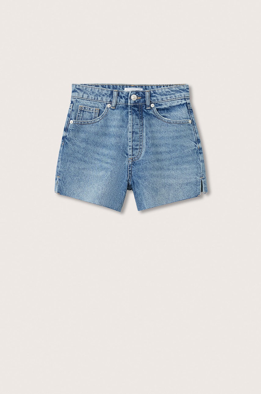

Дитячі шорти Mango Kids Slit колір фіолетовий однотонні