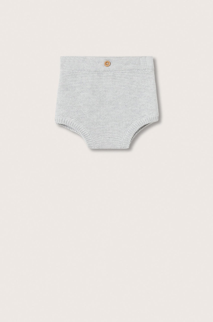 

Бебешки шорти Mango Kids в сиво, Сив