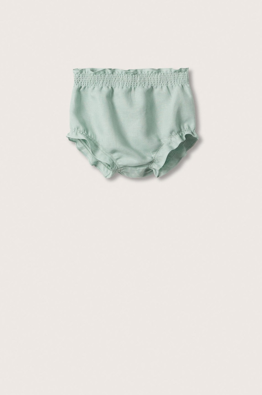 

Бебешки шорти Mango Kids Doddy в тюркоазено, Тюркоазен