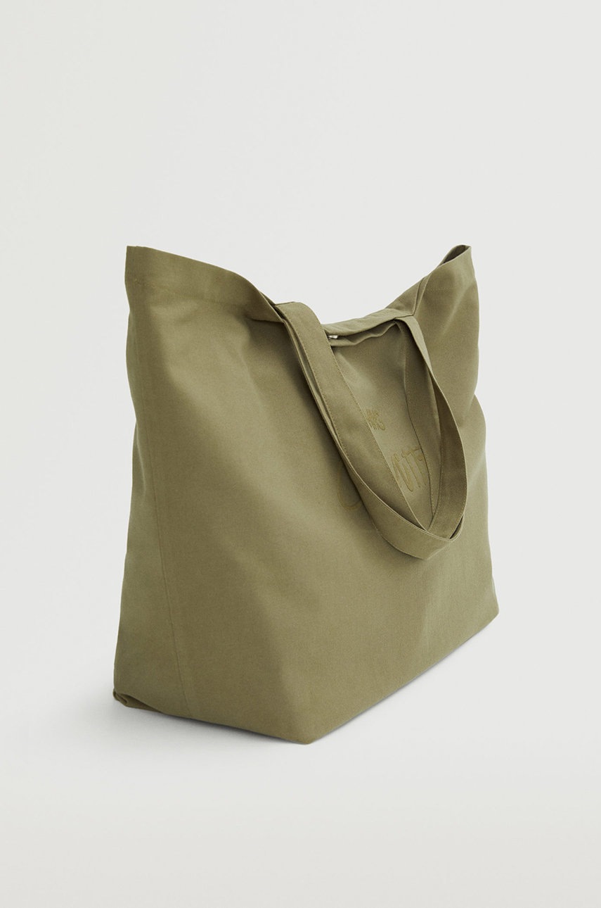 

Сумочка Mango Linen цвет коричневый