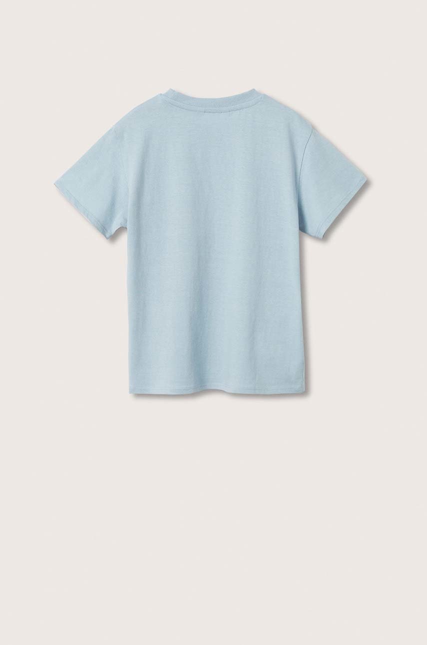 

Бавовняна футболка Mango Kids Basic2 однотонна