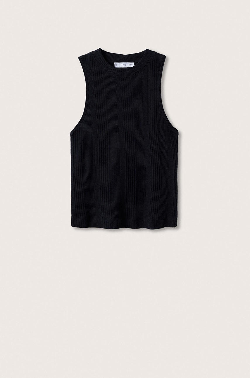 

Топ Mango Diva2 женский цвет чёрный