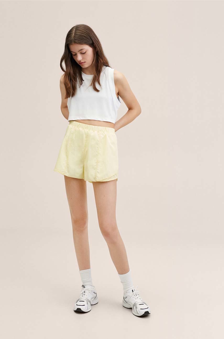 

Детский топ Mango Kids Square цвет белый