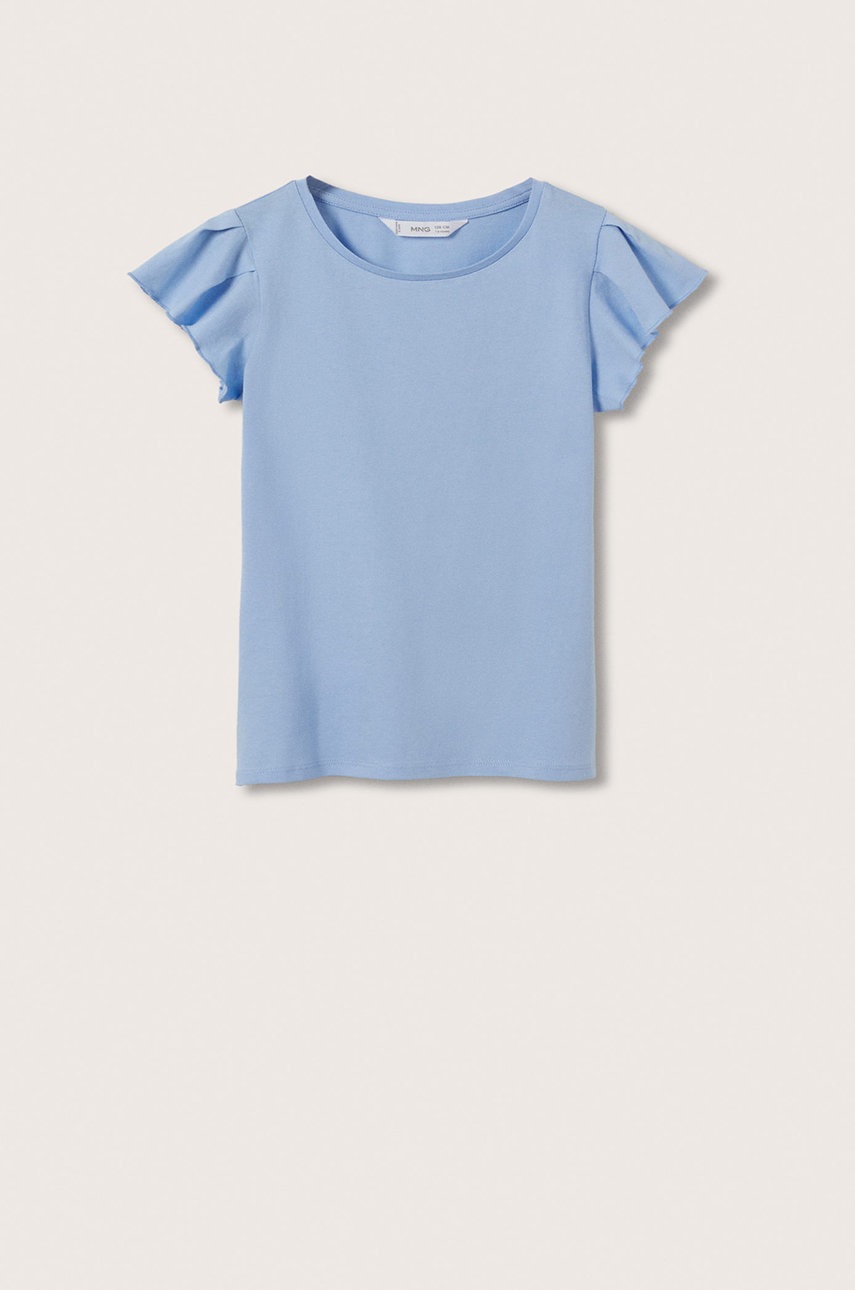 

Детска памучна тениска Mango Kids Soft, Син