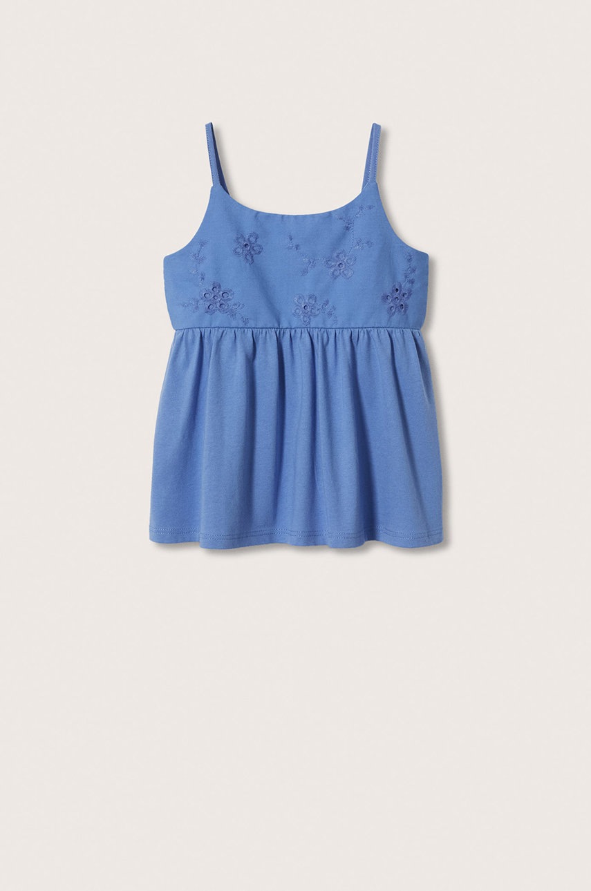

Детский хлопковый топ Mango Kids Lacy