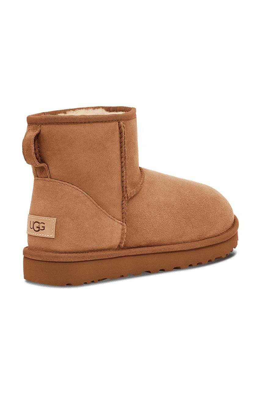 Замшеві чоботи UGG жіночі колір коричневий 1016222.CHE-CHE 