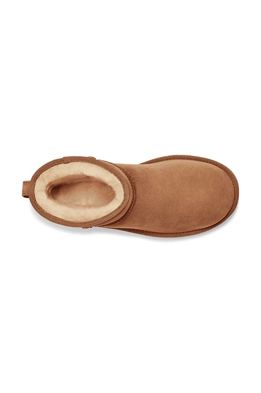 Замшеві чоботи UGG жіночі колір коричневий 1016222.CHE-CHE 