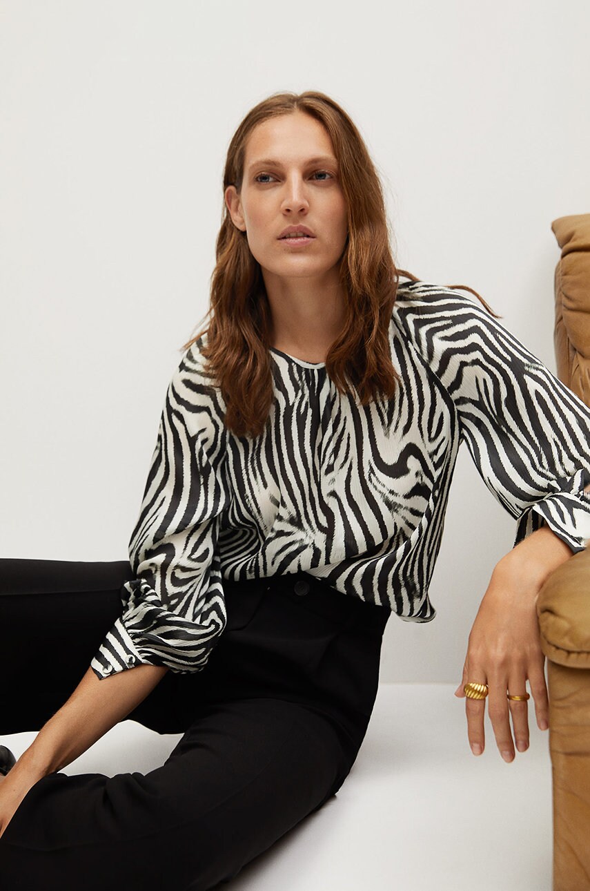Mango - bluza zebra