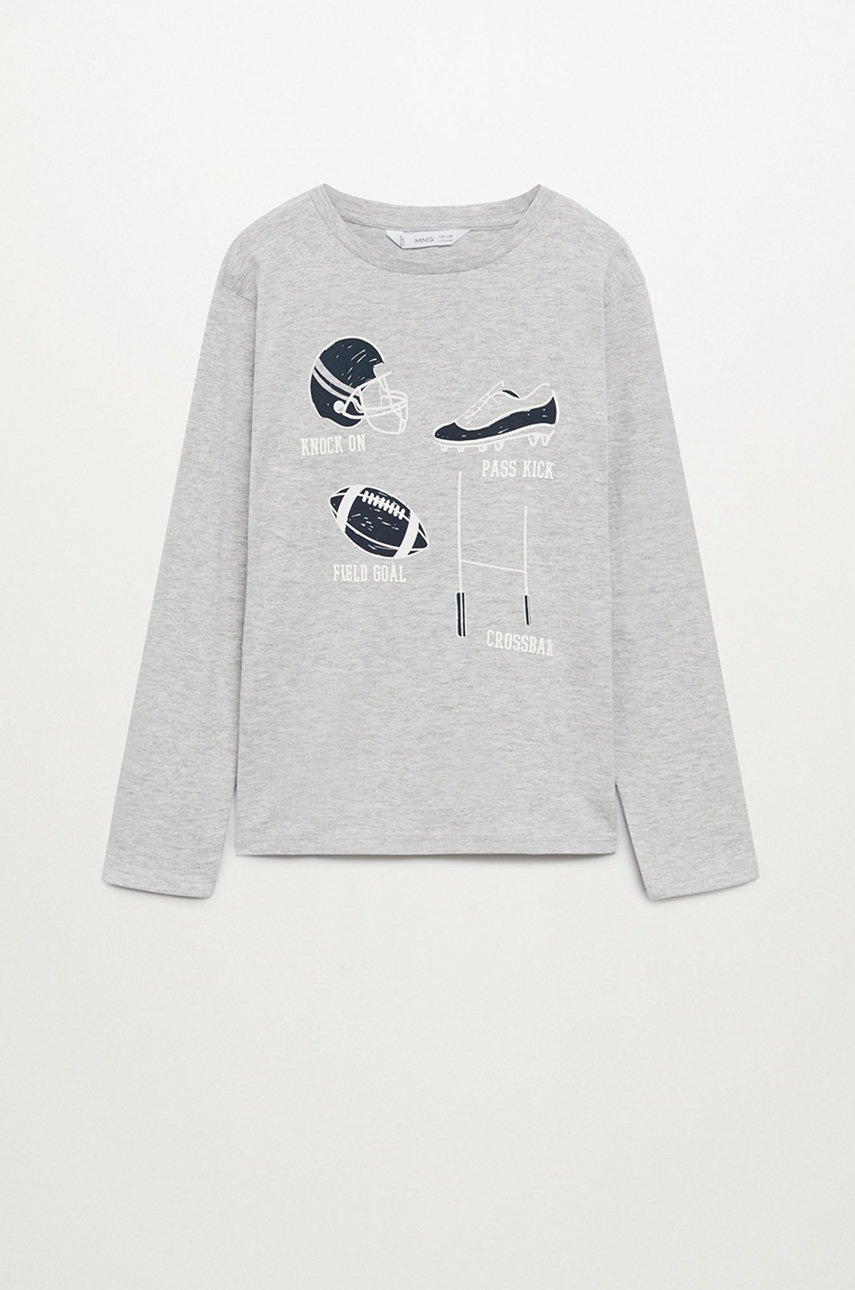 

Mango Kids - Детская пижама Sports 116-164 см, Серый