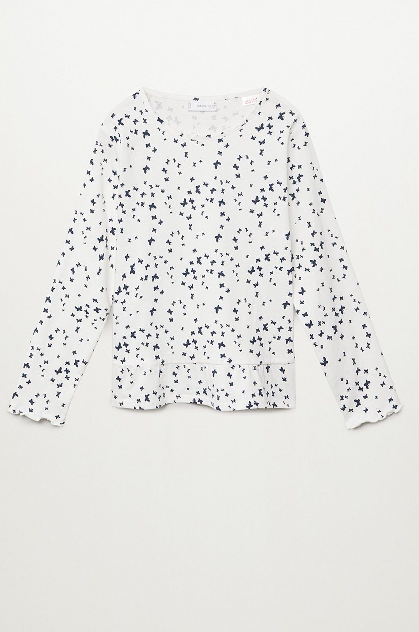 

Mango Kids - Детская пижама Mariposa 116-164 cm, Белый