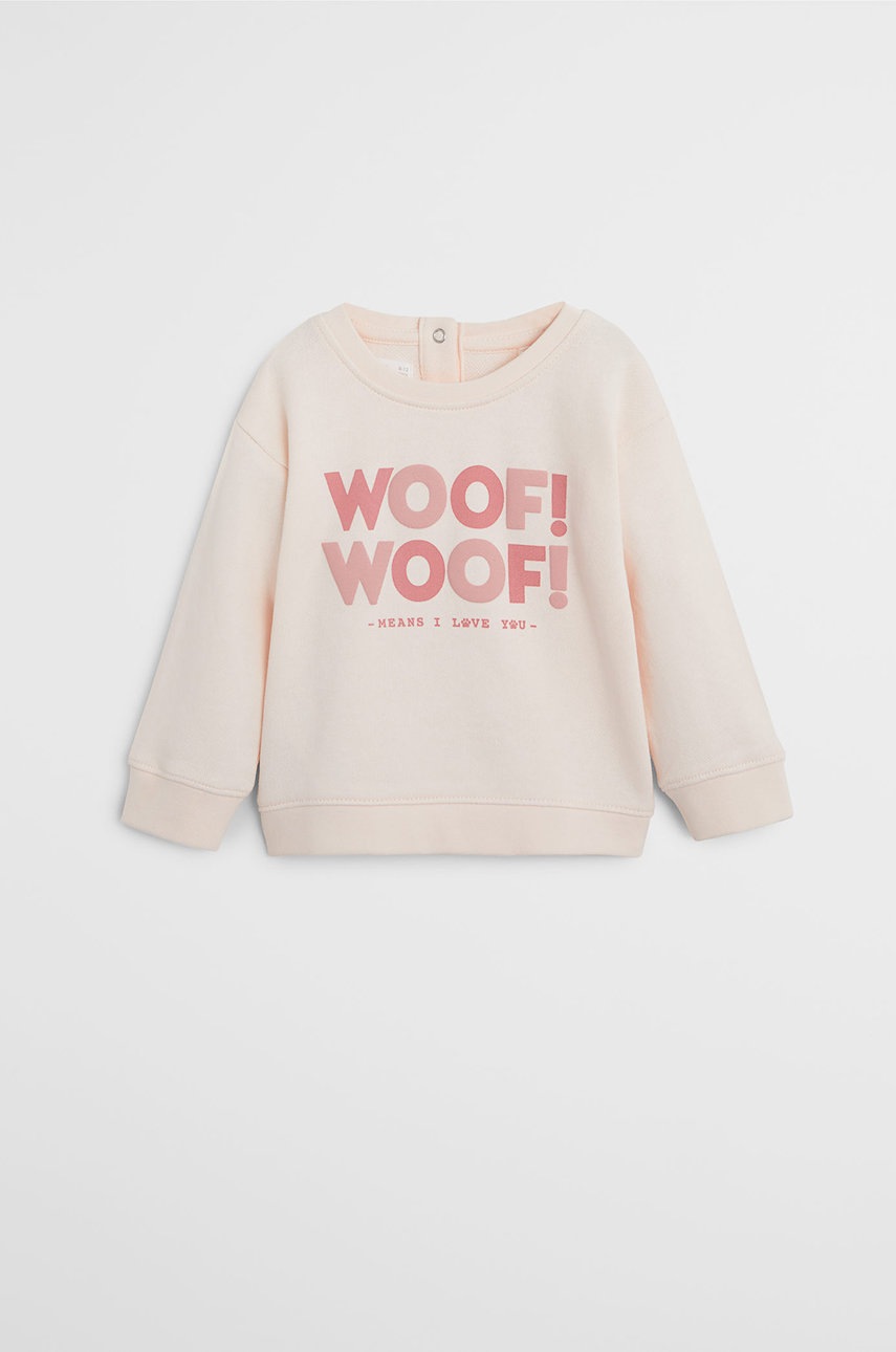 

Mango Kids - Детская кофта Woof -104 см, Розовый