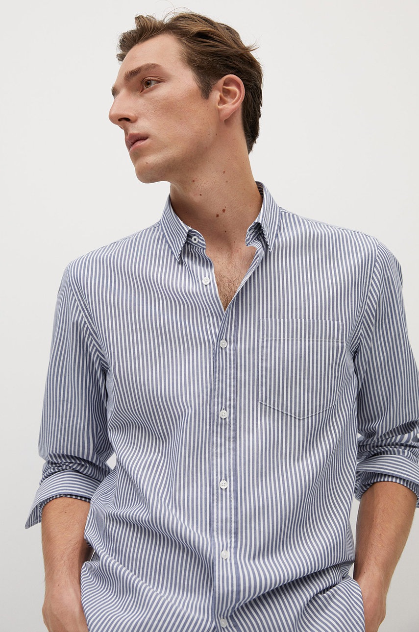 

Mango Man - Хлопковая рубашка Kodak, Тёмно-синий