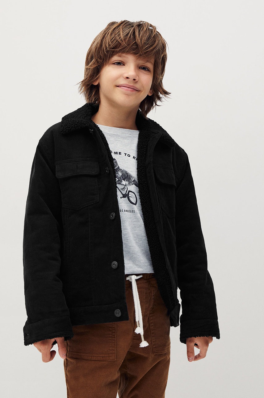 

Mango Kids - Детская куртка Tommy 116-164 cm, Чёрный