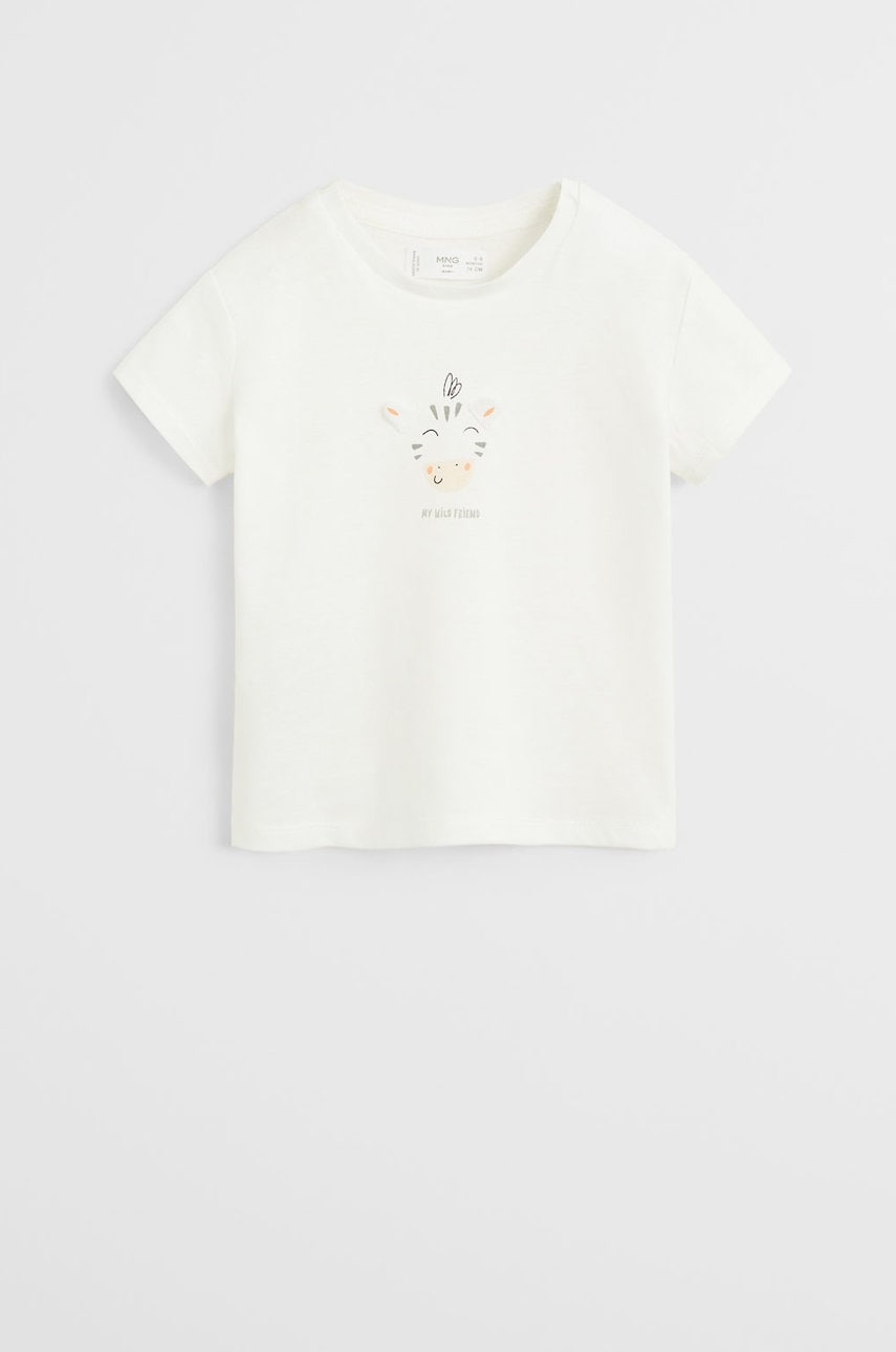 Mango Kids - Tricou bebe Wild 62-80 cm