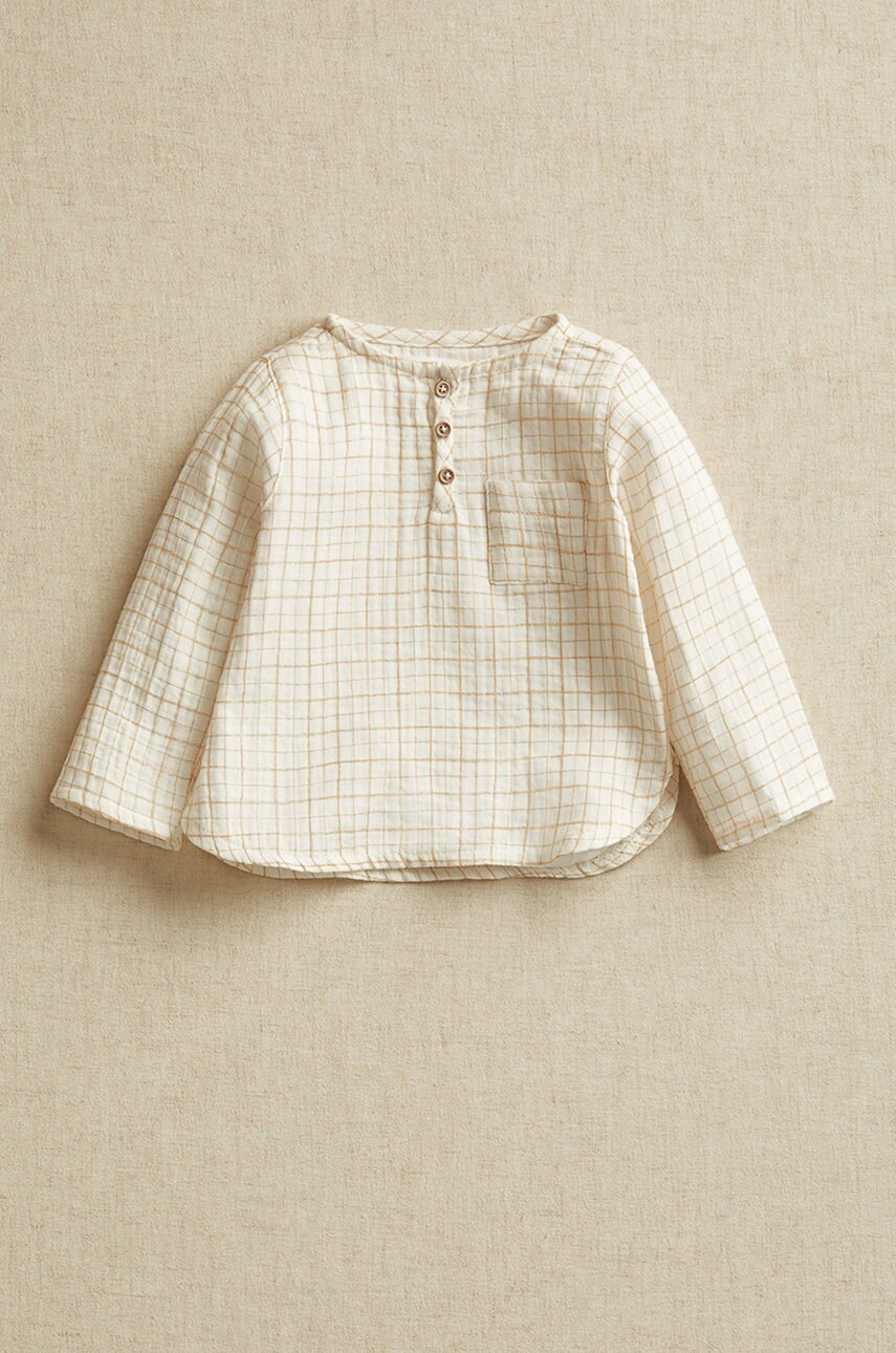 Mango Kids - Camasa bebe Mike 62-80 cm