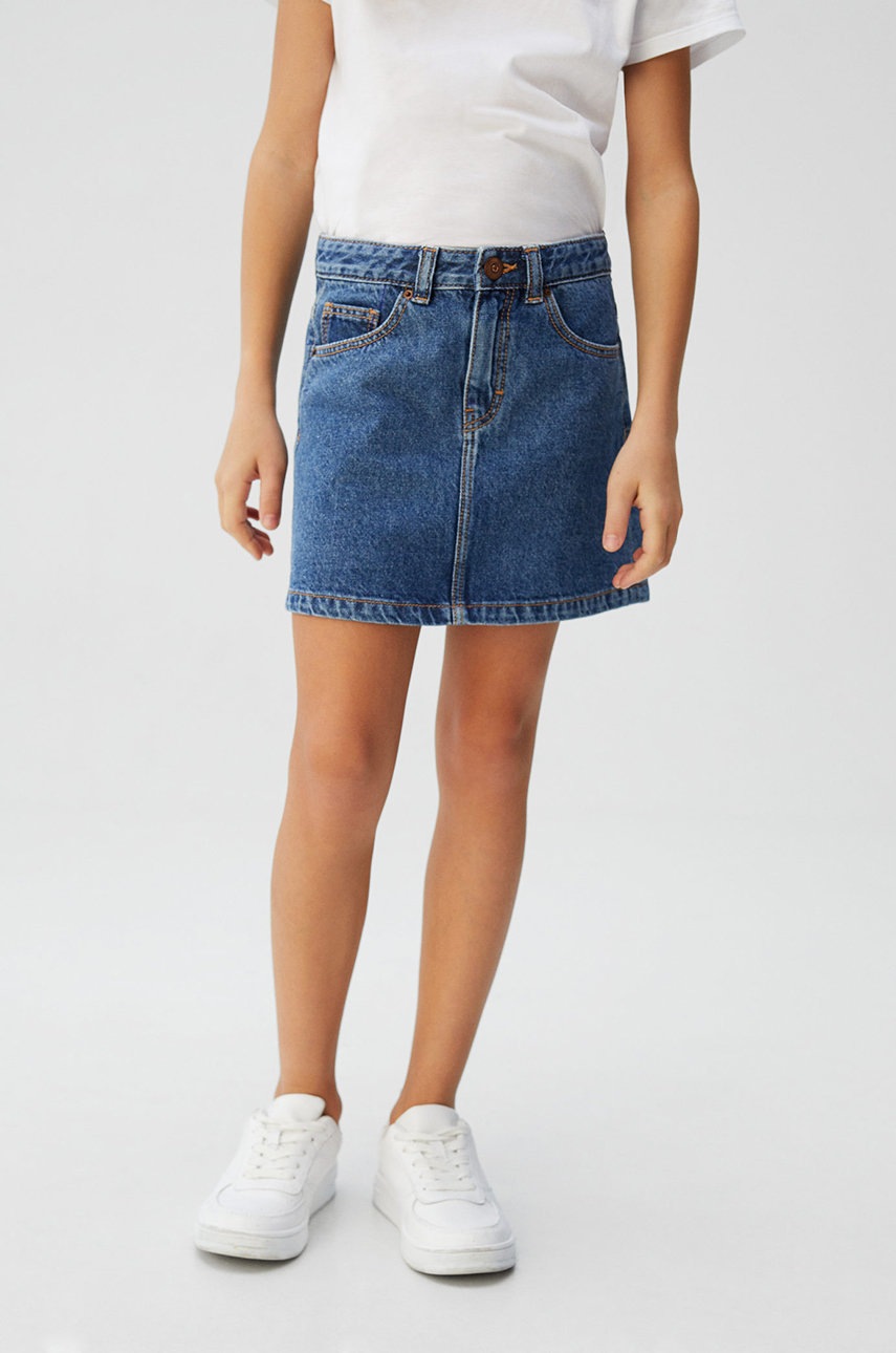 

Mango Kids - Детская юбка Sue 110-164 cm, Голубой