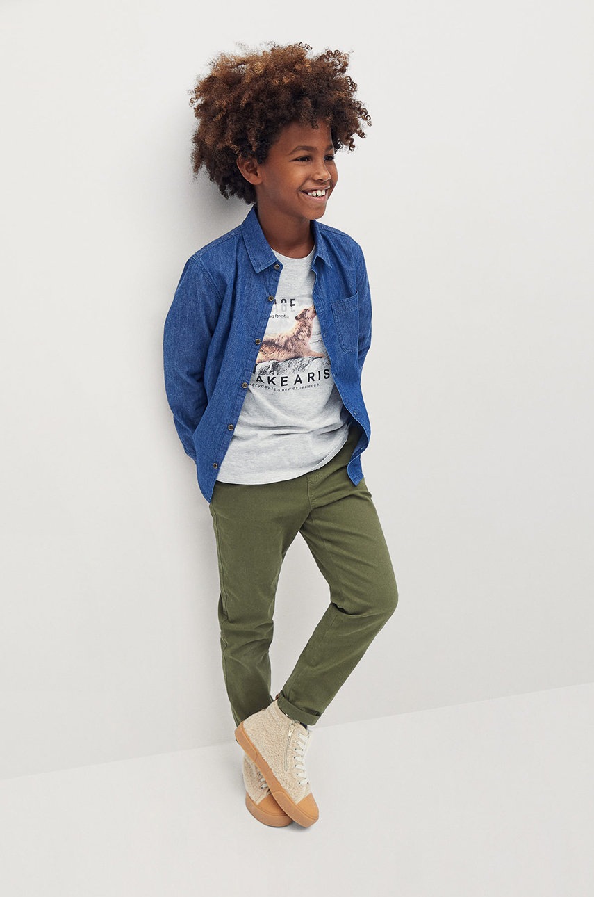 

Mango Kids - Детские брюки Franky 110-164 cm, Коричневый