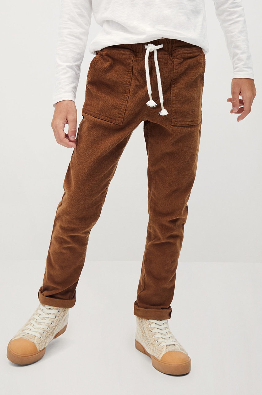 

Mango Kids - Детские брюки Carl 110-164 cm, Бежевый