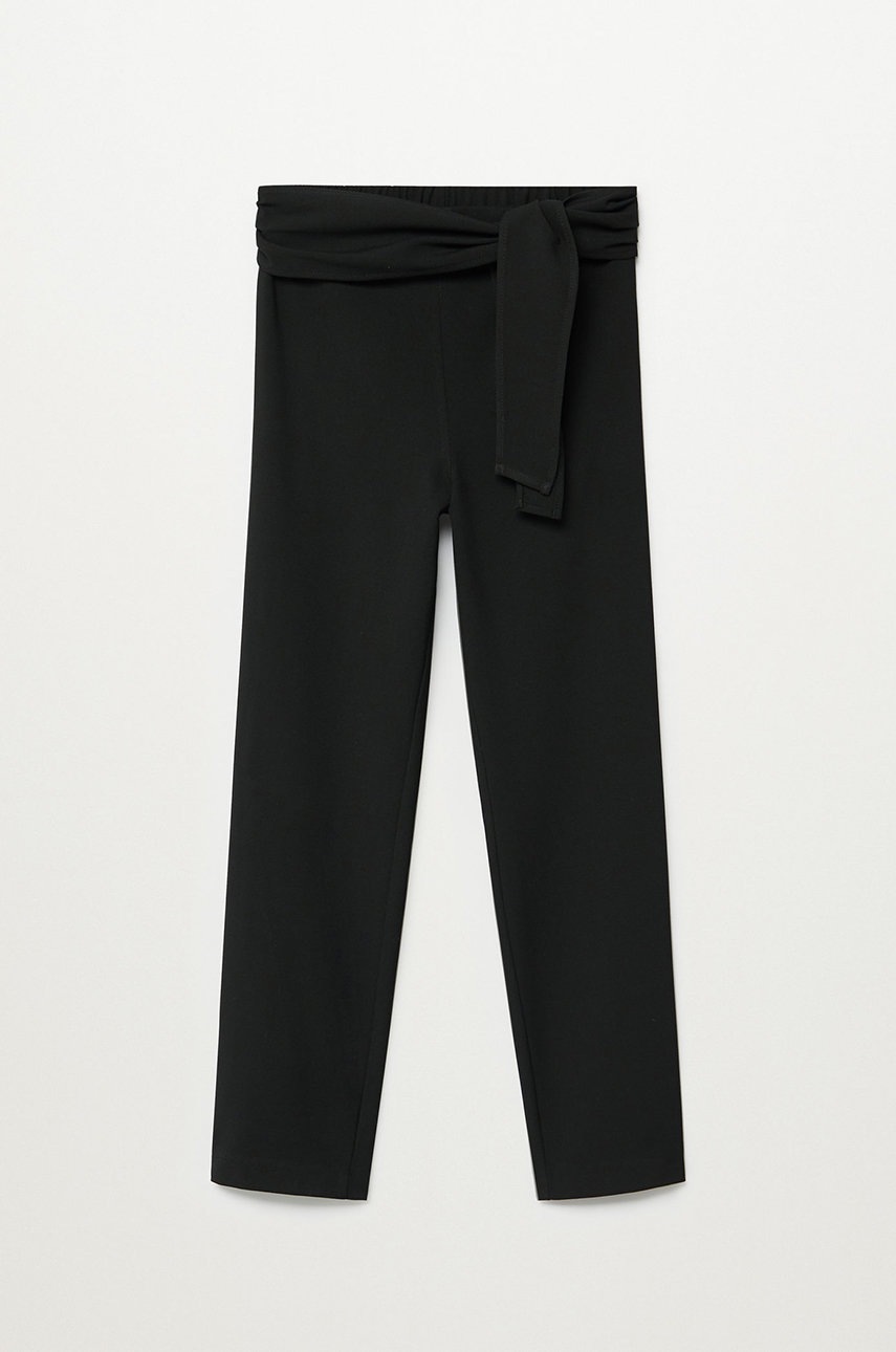 

Mango Kids - Детские брюки Bow 110-164 cm, Чёрный