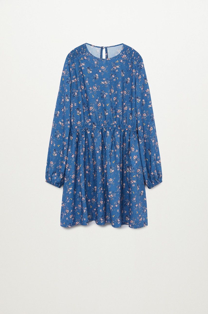 

Mango Kids - Детское платье Jardin -164 cm, Голубой