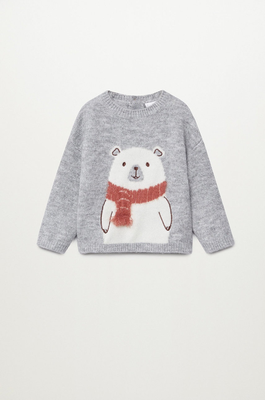 

Mango Kids - Детский свитер POLAR, Серый