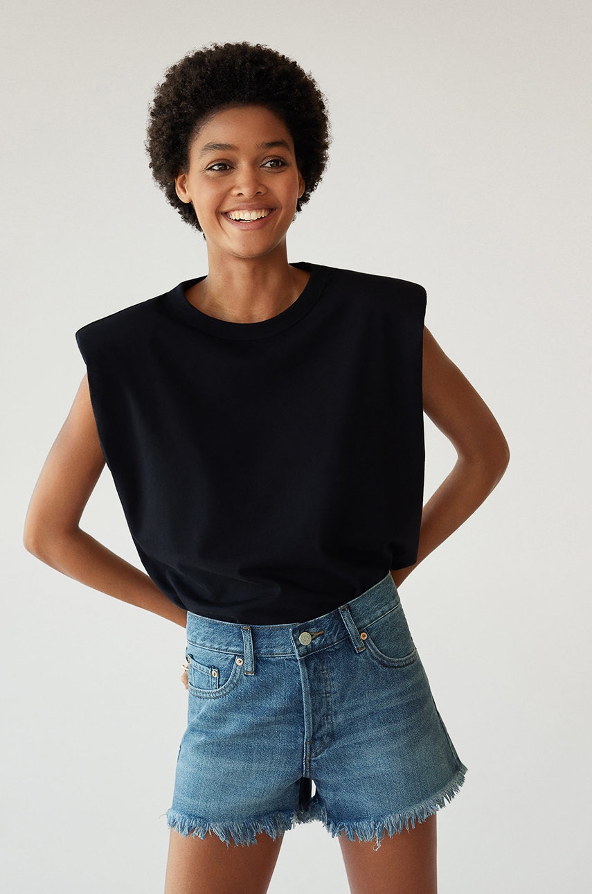 Mango - pantaloni scurti jeans hailey