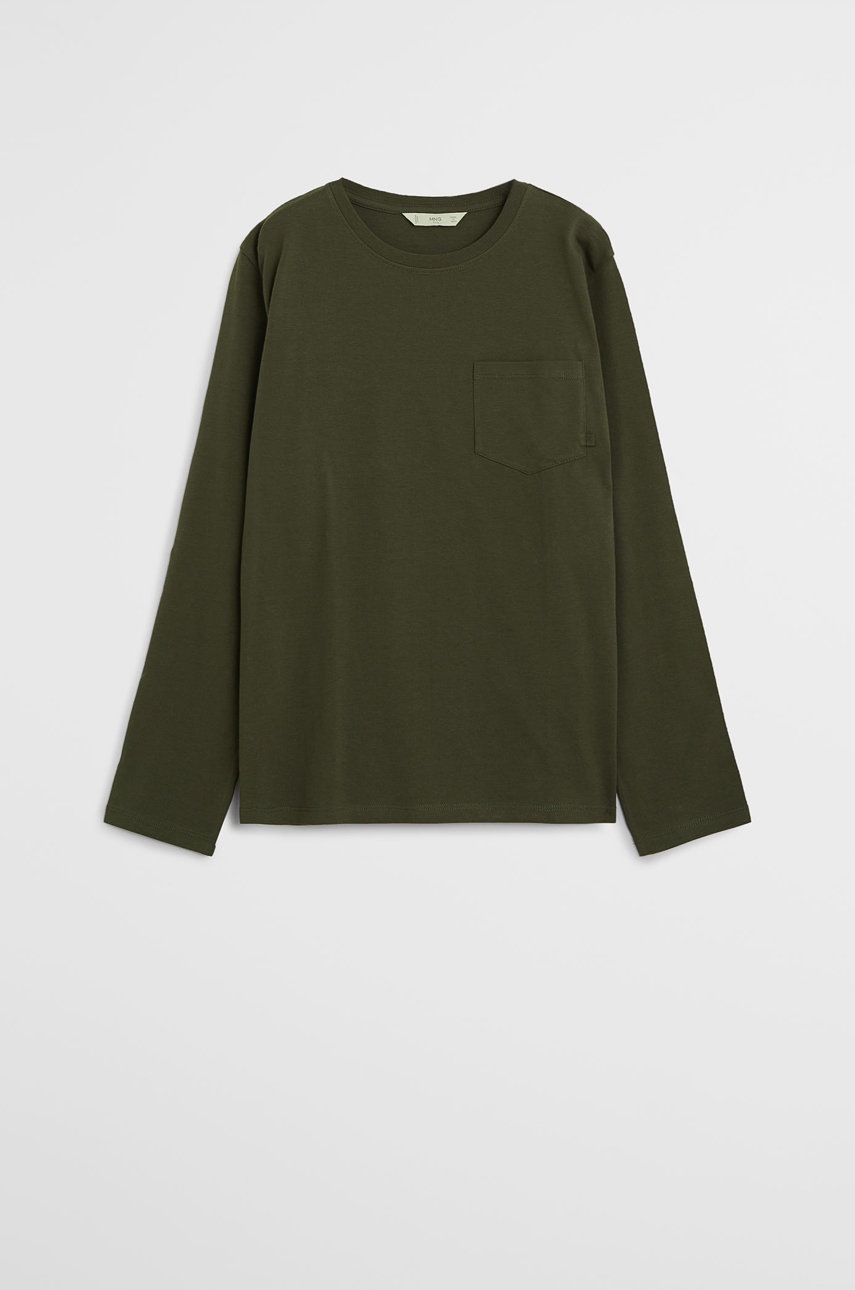 

Mango Kids - Детский лонгслив Basic 110-164 см, Коричневый