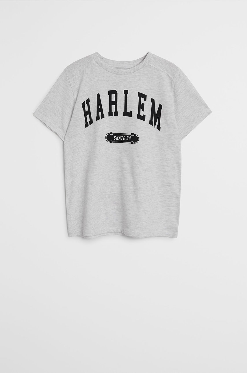 

Mango Kids - Детская футболка Harlem 110-164 см, Серый