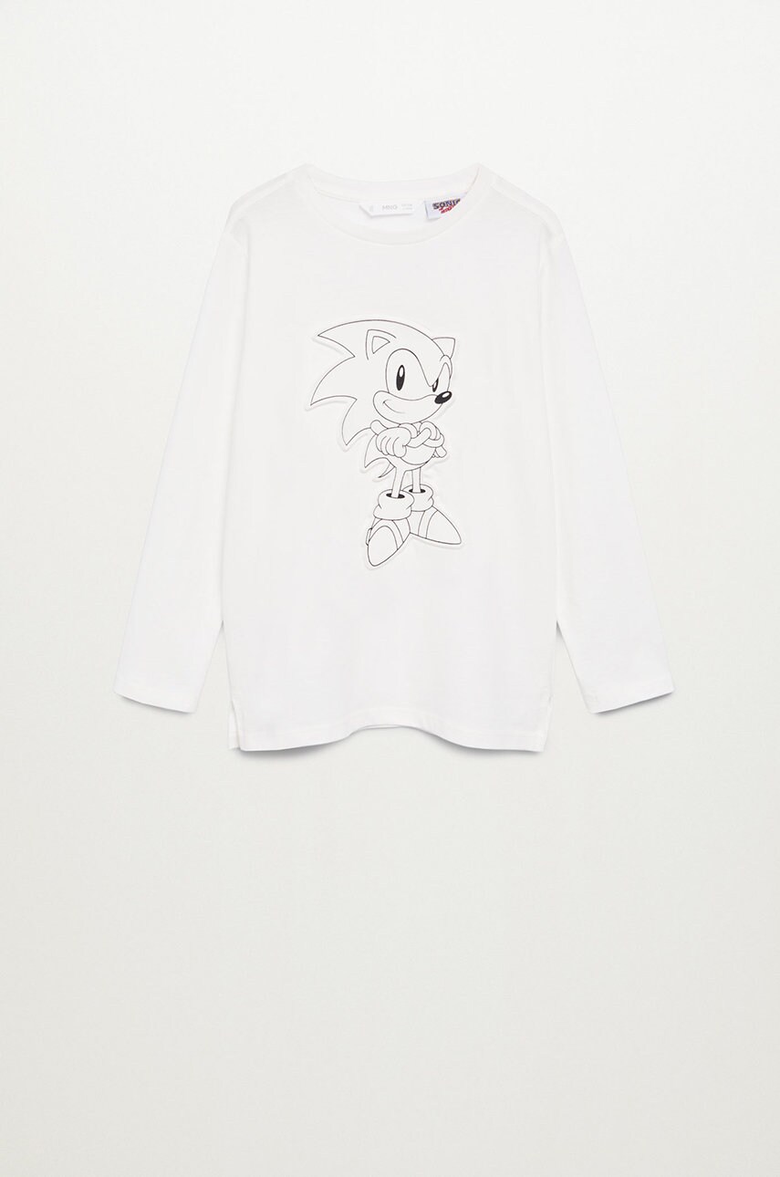 Mango kids - longsleeve copii sonic 110-164 cm