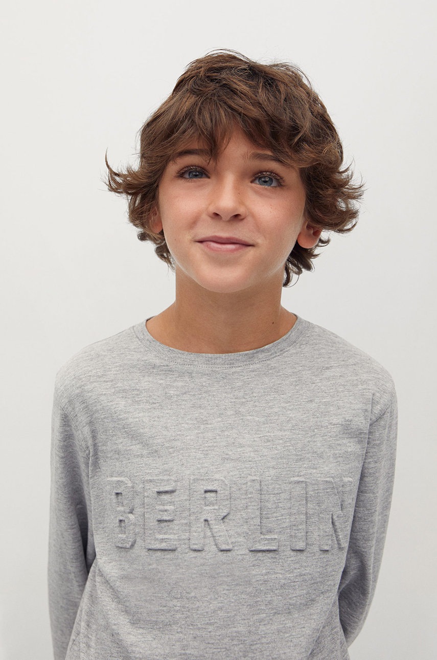 Mango Kids - Longsleeve copii Berlin 110-164 cm