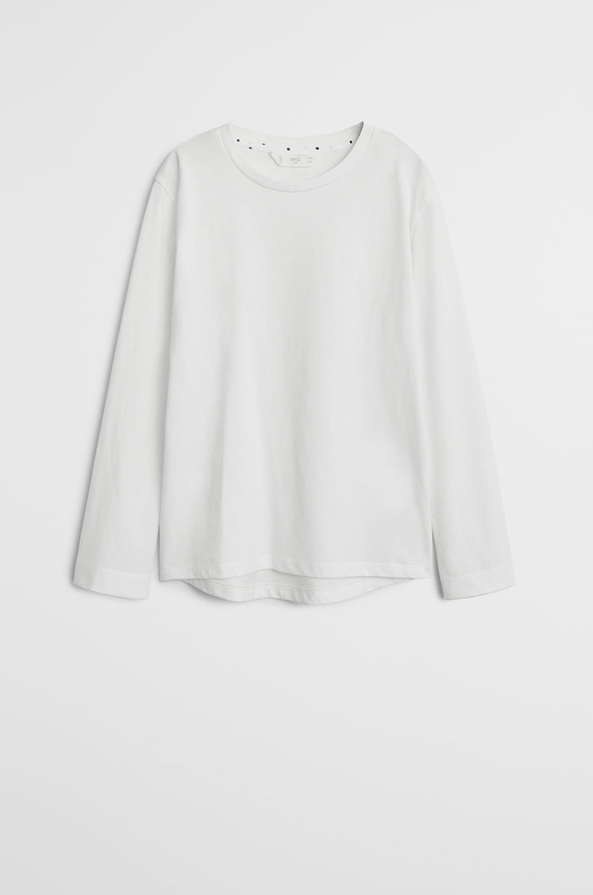 Mango Kids - Longsleeve copii Basica 110-164 cm