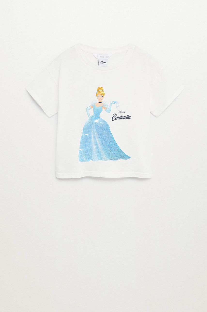 Mango Kids - Tricou copii Cinderel x Disney 110-164 cm