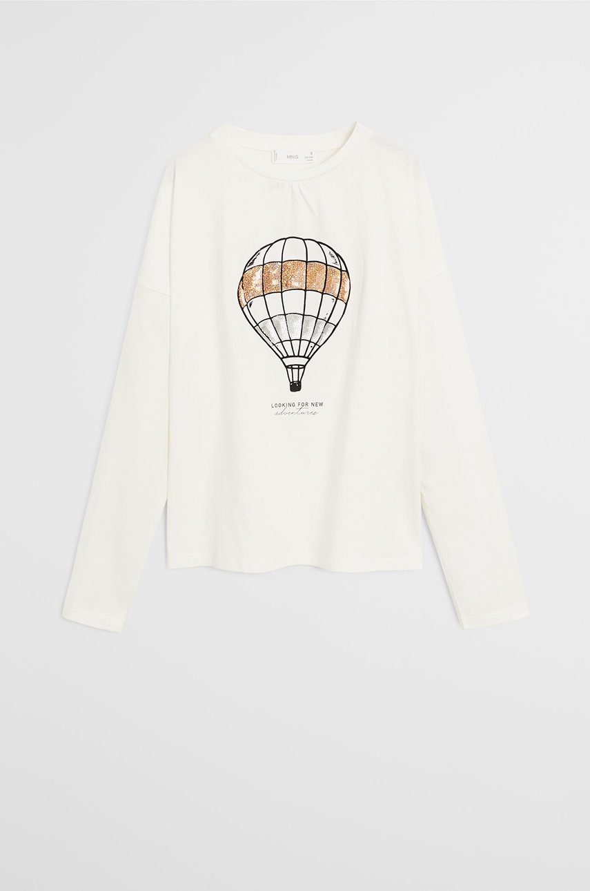 Mango Kids - Longsleeve copii Balloon 110-164 cm
