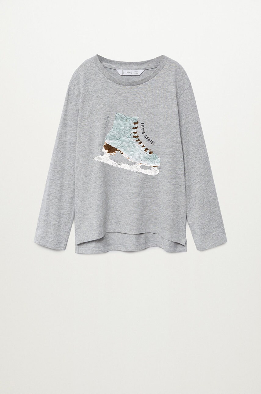 Mango Kids - Longsleeve copii Patin 110-164 cm