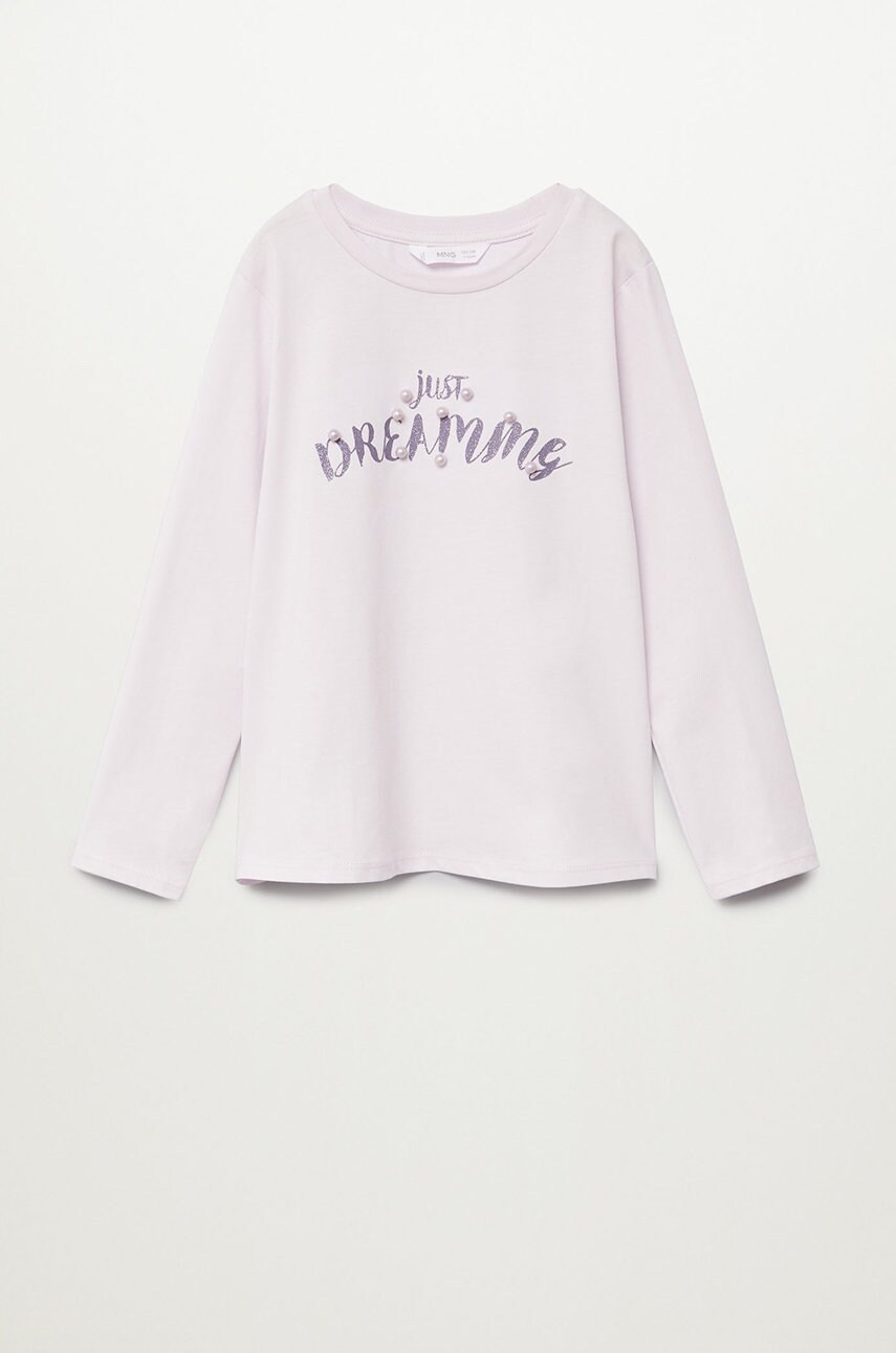 Mango kids - longsleeve copii pearl