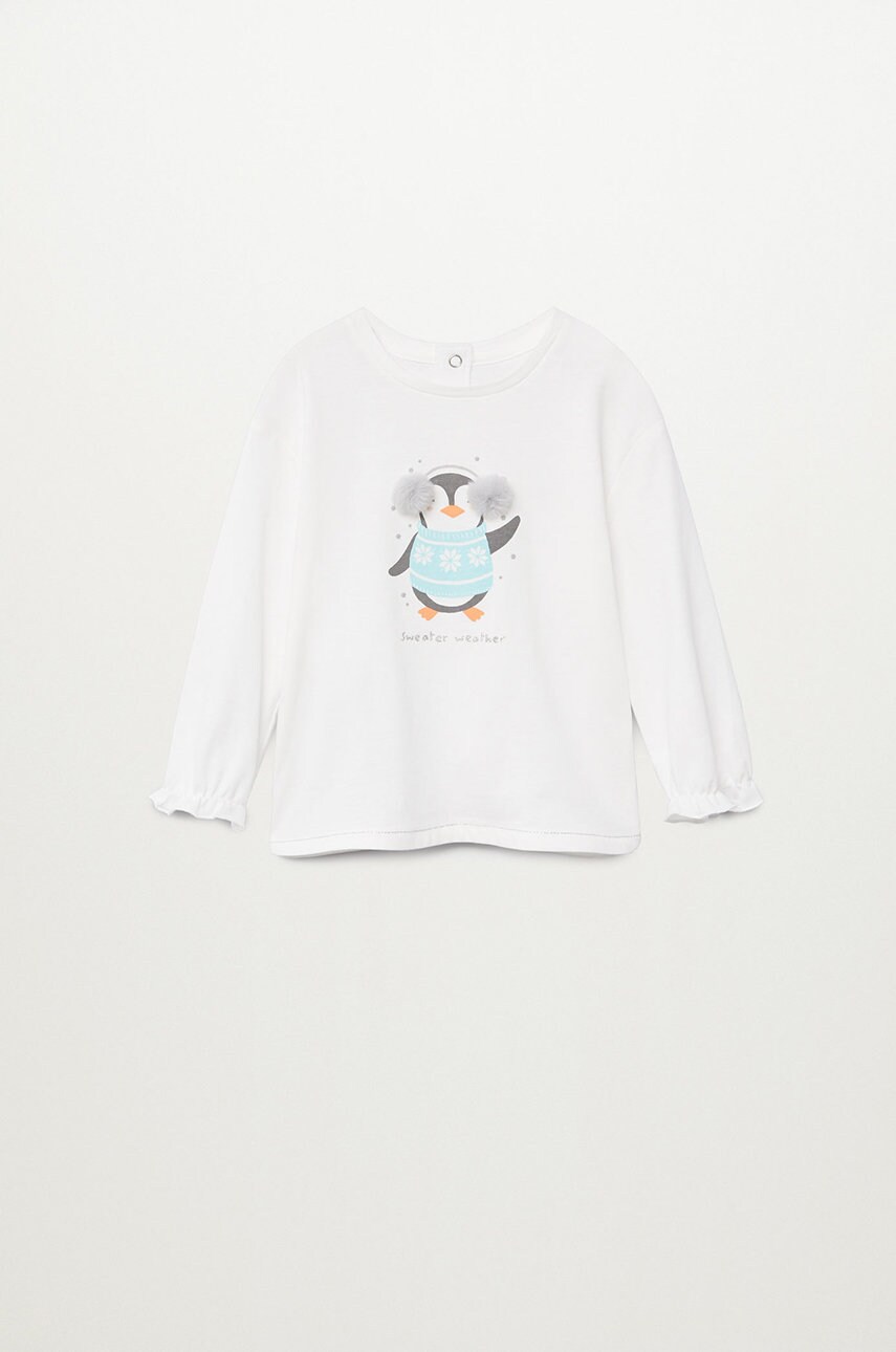 Mango Kids - Longsleeve copii PINGU