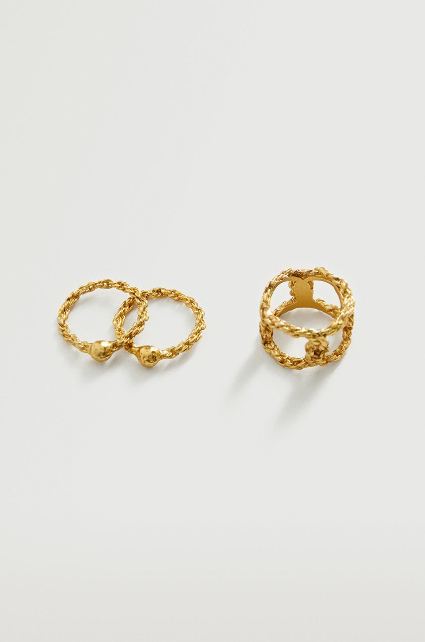 

Mango - Пръстени Einca (3 броя), Злато