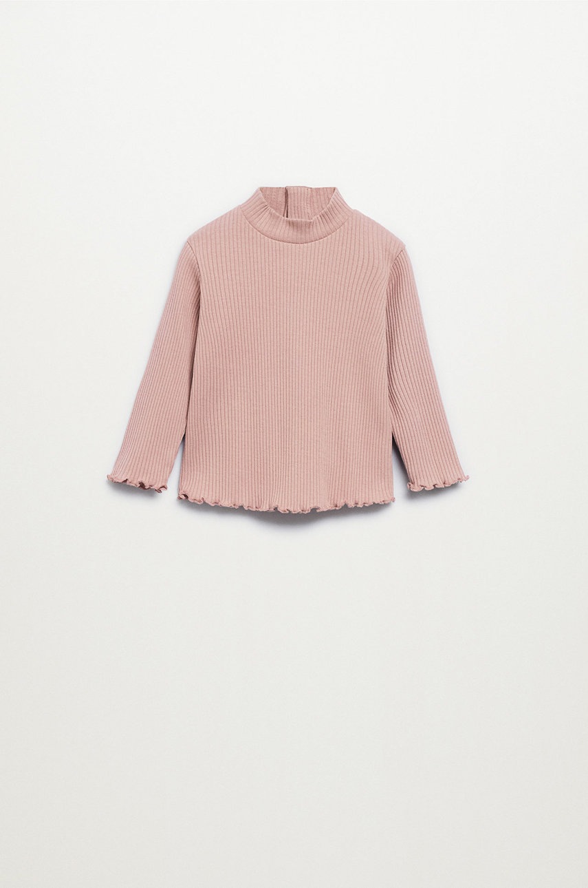 

Детска блуза с дълги ръкави Mango Kids Canelle1 в розово, Розов