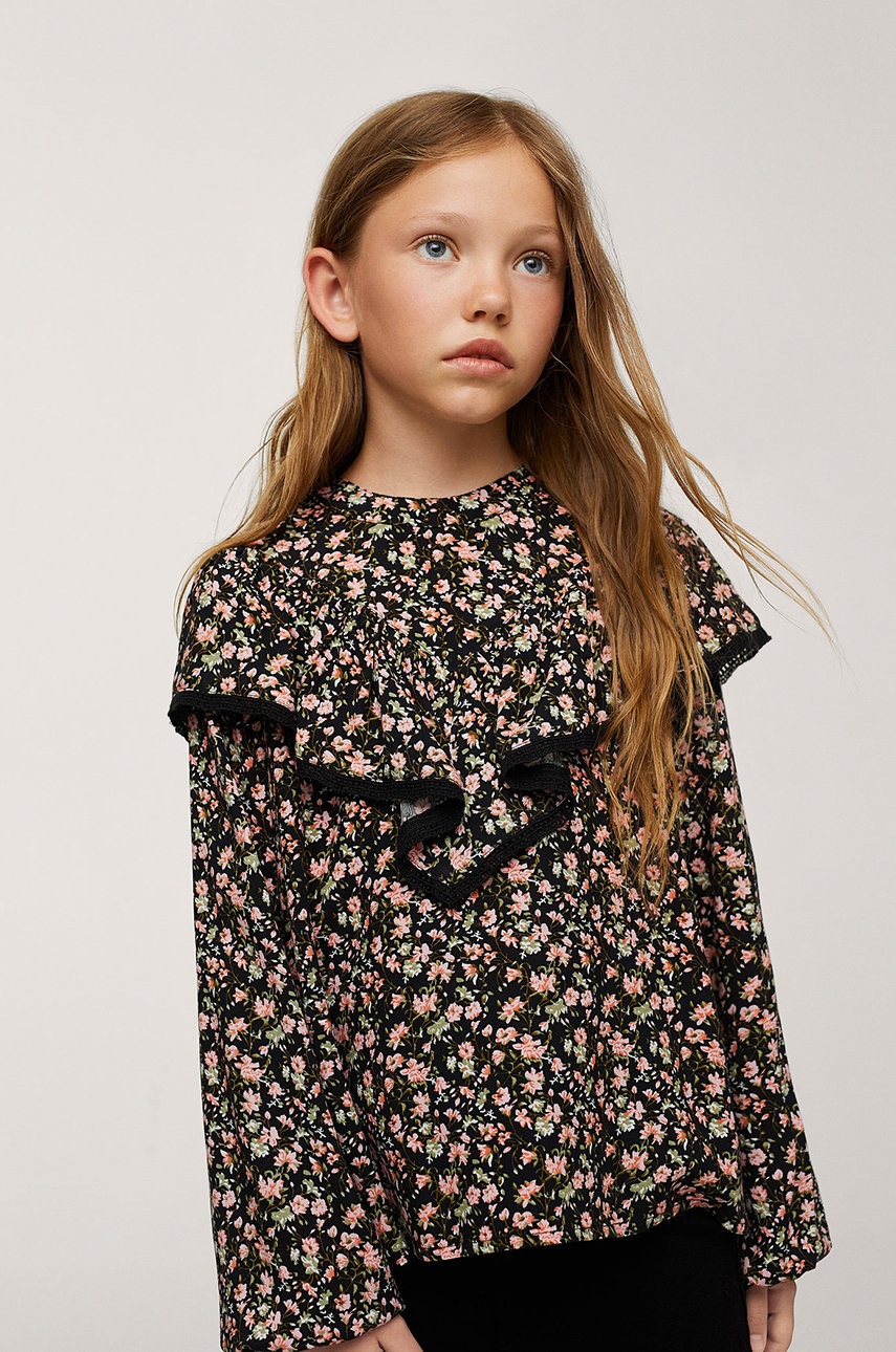 Mango Kids - Bluzka dziecięca Flora