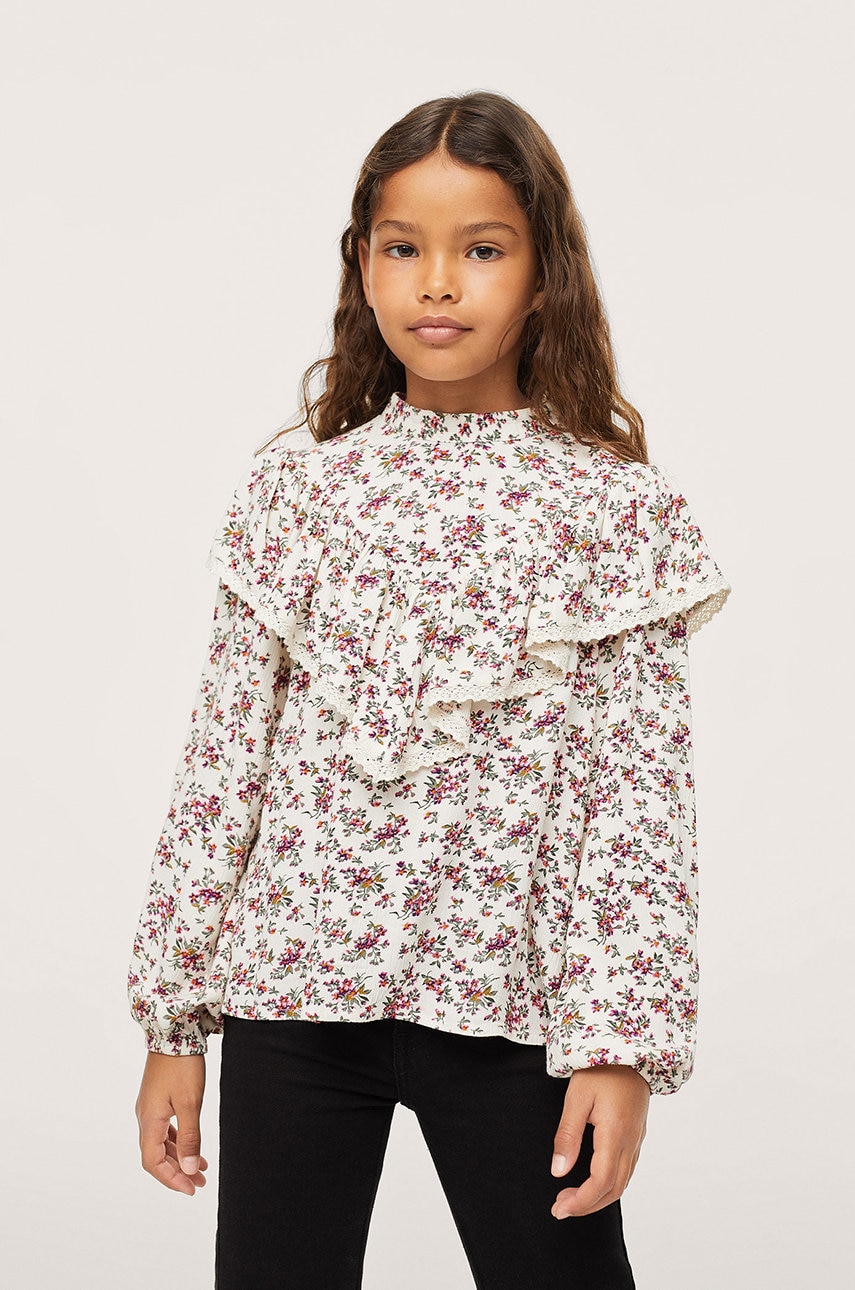 Mango Kids - bluza copii fler