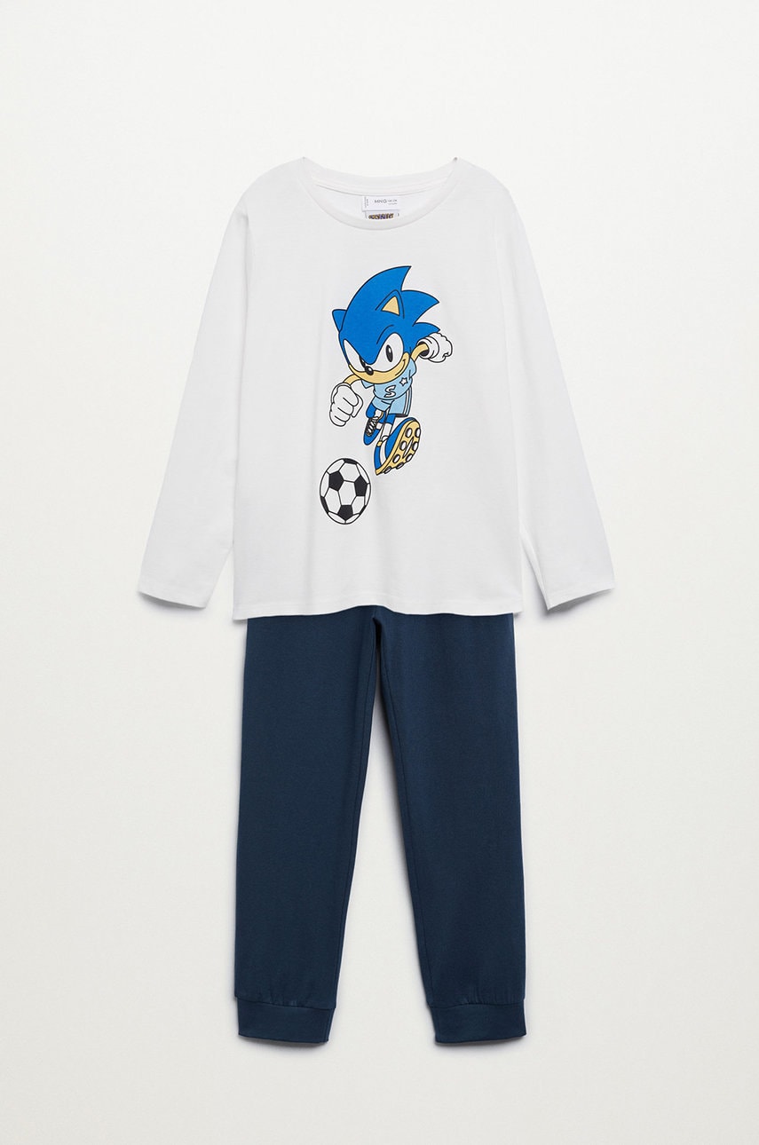 Mango Kids - pijamale de bumbac pentru copii sonic