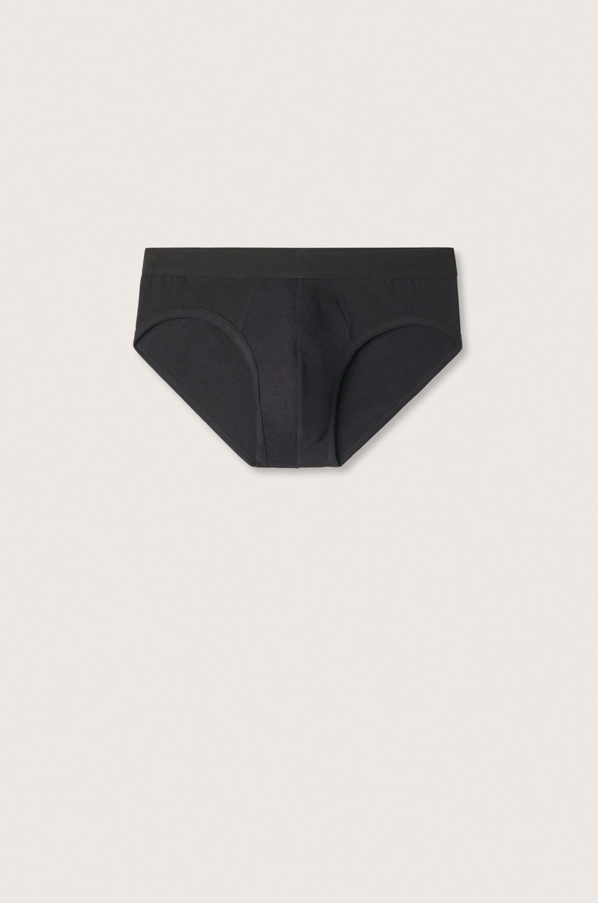 

Слипы Mango Man Brief (2-pack) мужское цвет чёрный