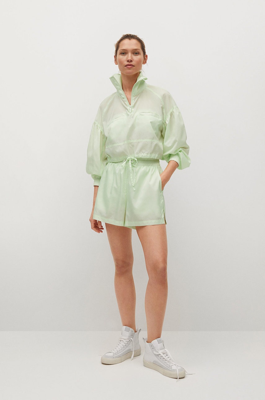 

Кофта Mango Gilda жіноча колір зелений гладка