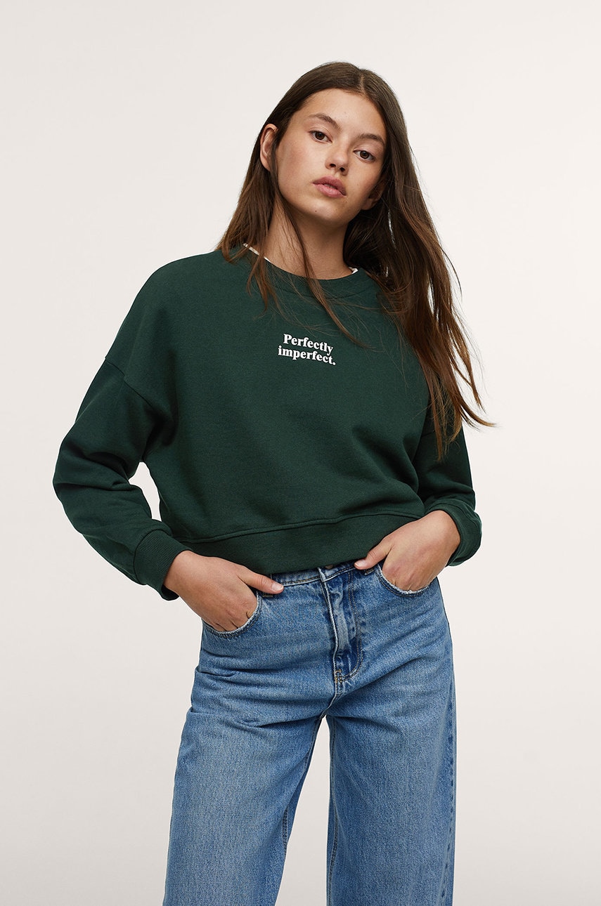 Mango Kids - hanorac de bumbac pentru copii perfect
