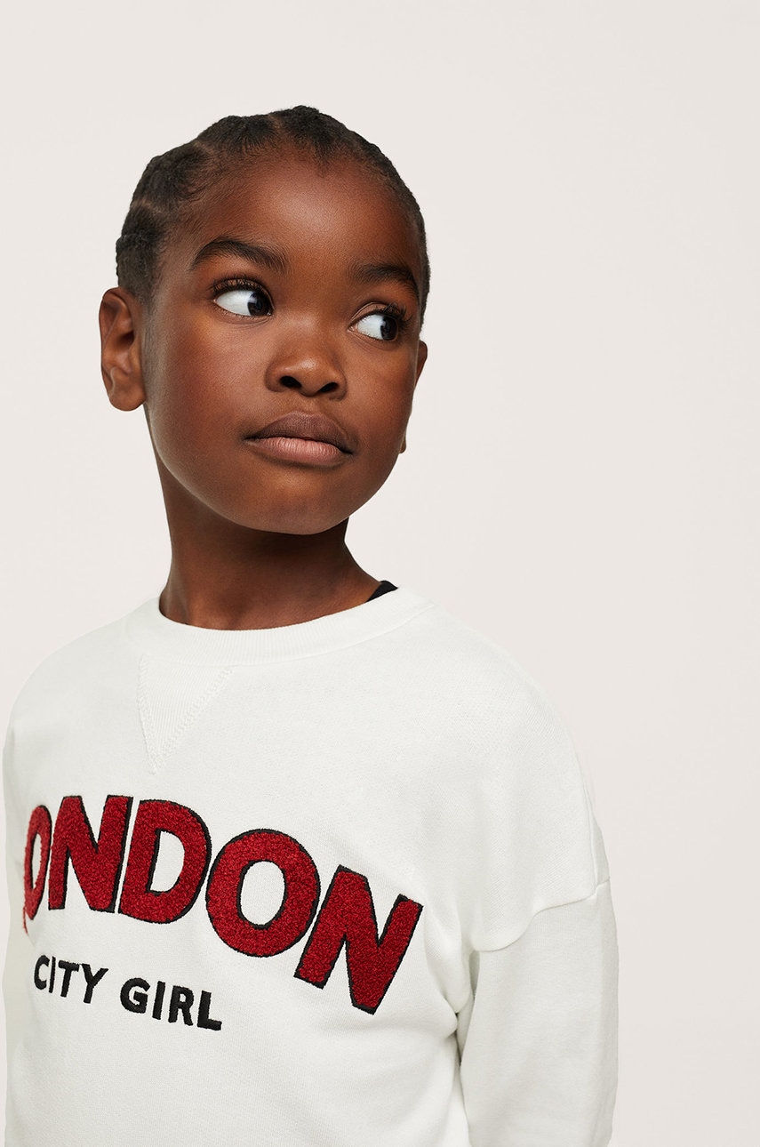 Mango Kids - hanorac de bumbac pentru copii london