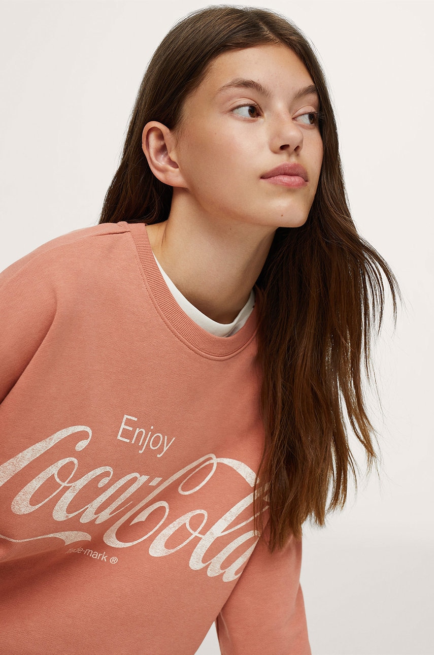 Mango Kids - hanorac de bumbac pentru copii fresh