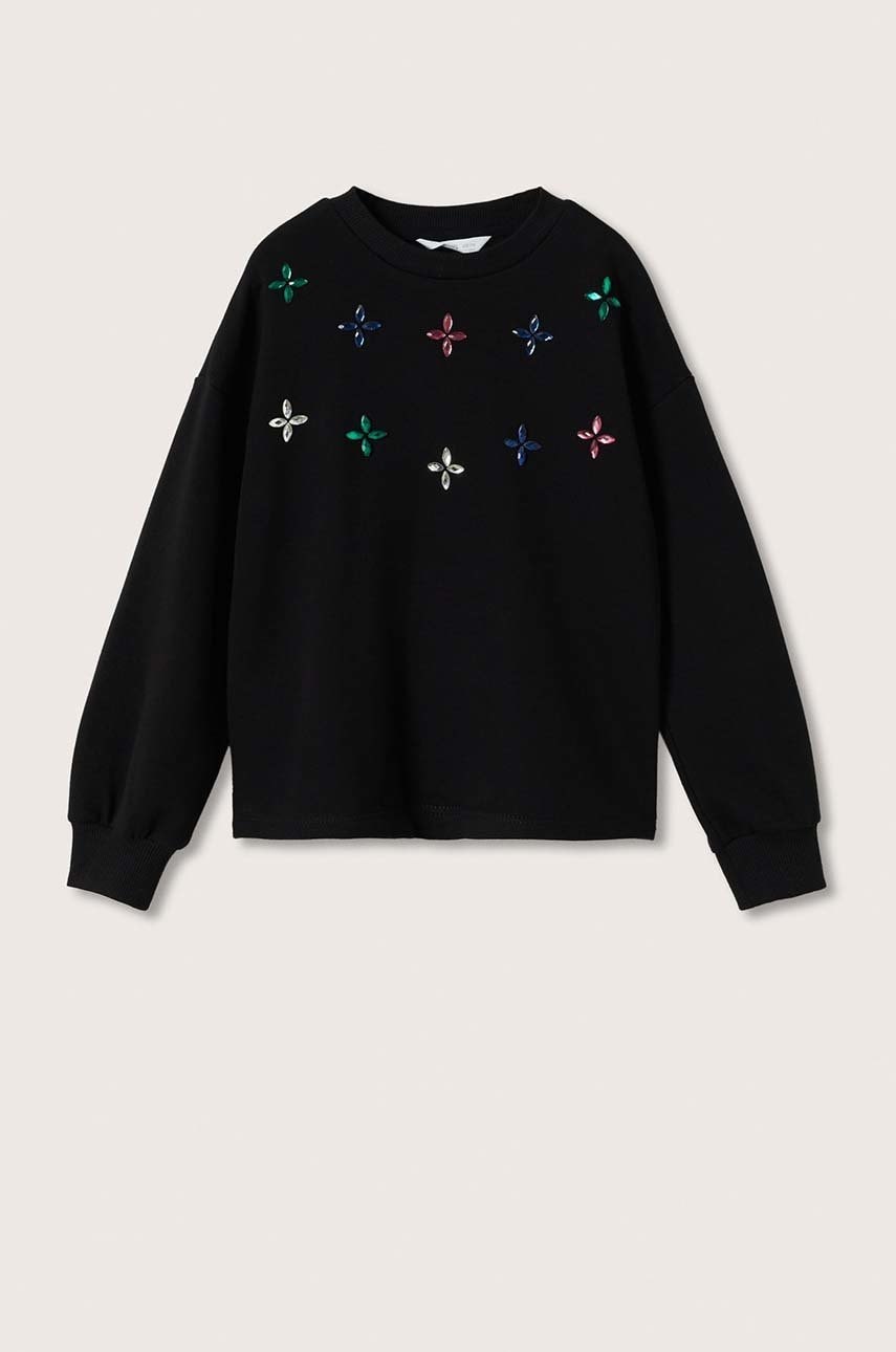 Mango Kids - hanorac de bumbac pentru copii jewel