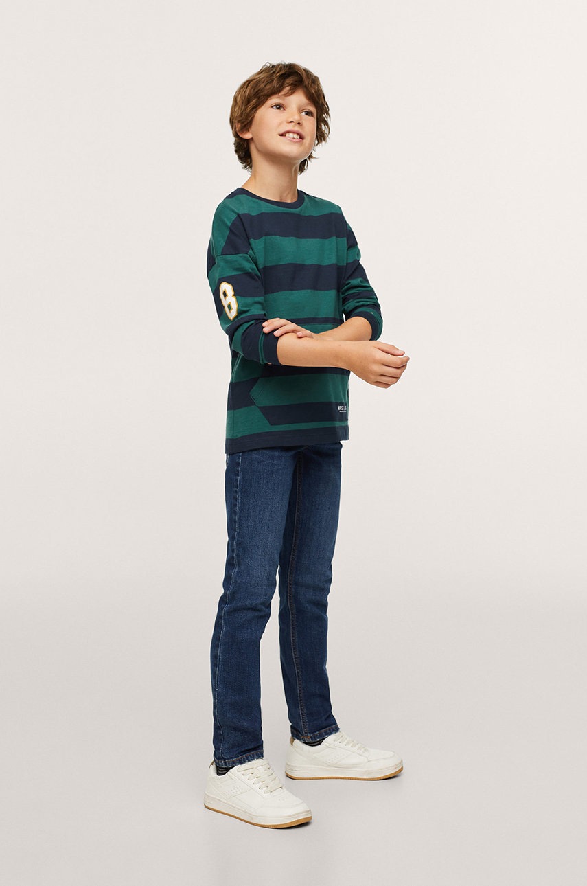

Хлопковый детский лонгслив Mango Kids с узором